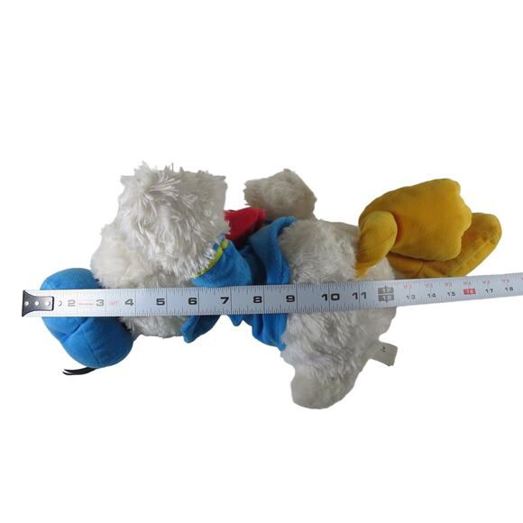 Donald Duck 15" Disney Parks Plush Stuffed Animal Blue Jacket Red Bow Tie - Picture 7 of 15